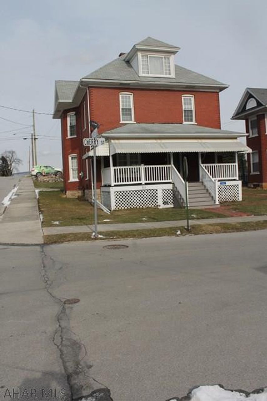 Beautiful 2 story brick home on a corner lot. Minutes from I-99 .This home features 3 appealing  bedrooms an upstairs bonus room, 2 full bathrooms  ,the upstairs bath has a claw tub.. This home has so much Charm with its 2 accent windows on the first floor Pocket Doors and Beautiful French Door that leads to the living room.Spacious Kitchen,Huge walk up  Attic. Screened in back deck and large front porch.This Home has so much to offer. Schedule a tour today..
