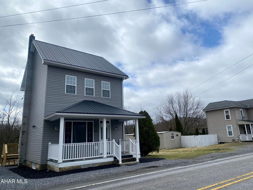 Located on over half an acre in the Bellwood Area School District this 3 bedroom 2 full bath home has been completely renovated from top to bottom for you!  The first floor features an open floor plan with natural light, laundry/ full bath, and eat in kitchen.  The second floor features 3 bedroom, and a full bath with his and her sinks.  Something like this will not last.