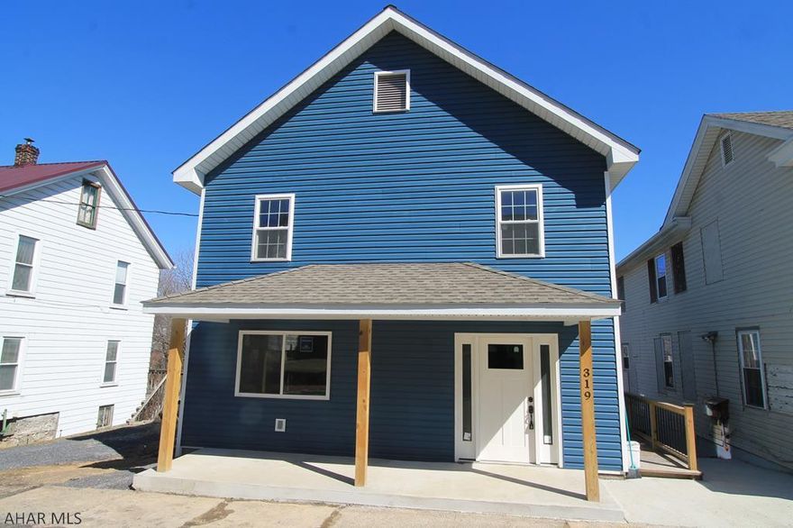 Revamped and chic 2 story home holding 3 beds and 2.5 baths in the heart of Roaring Springs just a hop and a skip to Taylor Park! This open concept features many modern finishes and many upgrades.  The kitchen area features Whirlpool stainless steel appliances, soft close cabinets topped off with butcher block and concrete countertops giving a modern farmhouse feel! Upstairs features 3 beds, 1 bath including the owner's suite with a walk in closet and access to a bright and stylish full bath with tile shower and flooring along with a marble topped vanity!