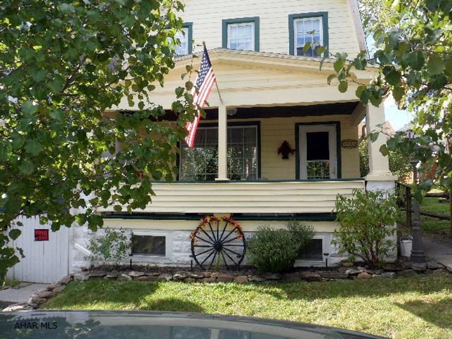 Charming and Bright with an Open Floor Plan - 320 Maple Ave, Altoona - 3BR, 1.5 BA, spacious LR, formal DR, Eat-in-kitchen, first floor 1/2 bath, attic pull down, partially finished basement, 1-car garage, and carport, deck, and waterfall. Updates Include: New plumbing to both baths, new windows, roof, kitchen, bath , furnace & duct work, upstairs wiring, French doors, spouting, water & sewer lines, carport...only $65,900...ML#34254