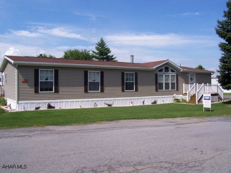 Country living at its best.  2004 top of the line Marlette double wide, situated on approximately 1/2 acre rented lot.  Lot rent $180 includes trash removal.