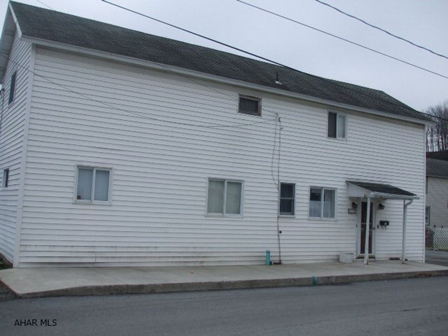 Great starter or rental.  Large eat in kitchen, enclosed patio and off street parking.