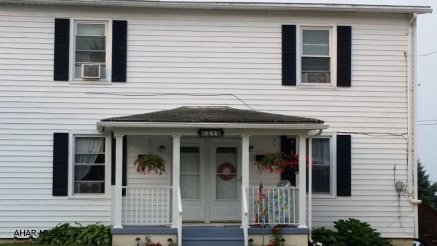 Must see Duplex..Live in one side, rent the other...Home is in excellent condition! Unit 1 is a large 5 bedroom, 2 car garage, large addition, partially heated driveway, 1st floor laundry..This unit is perfect for owner occupancy.  Unit 2, has 2 bedroom, currently rented out.