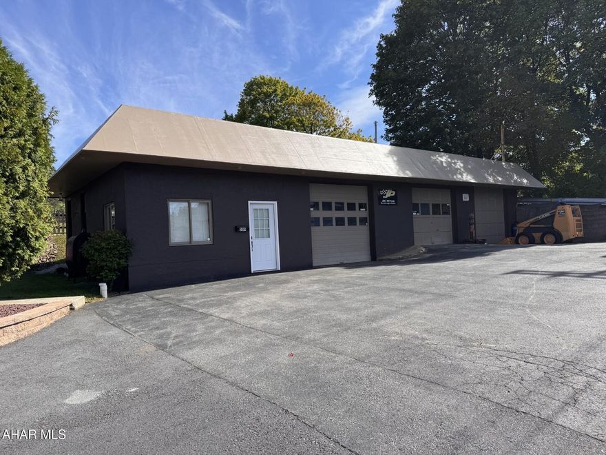 Gallitzin- 3 car detached garage for cars, boat, or mechanic's dream. Lift, overhead hoists, air compressor, tire machine and parts washer included