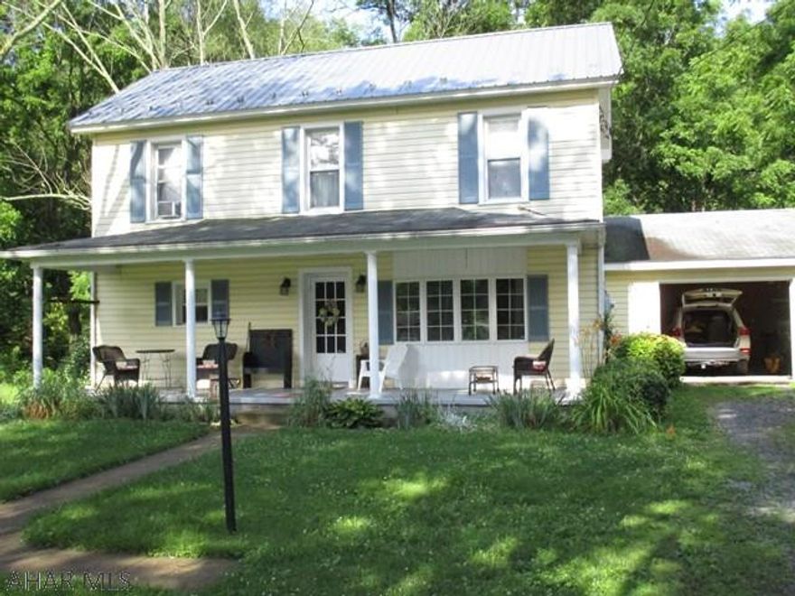 Nice 3 bedroom home in Huntingdon County. Home features a metal roof and 2 car garage.