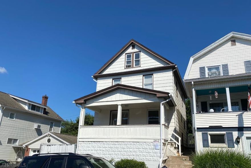 Great Location- large living room and dining room, half bath on main floor, second floor laundry, oversized city lot, off street parking, newer furnace and 50 gallon hot water heater
