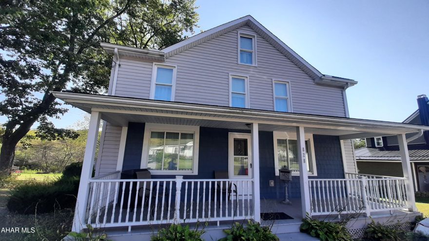 Welcome to George St Lilly, Penn Cambria SD! This home offers a large yard, peaceful back deck, off street parking and cozy covered front porch. The exterior has vinyl siding and roof in 2010. Composite decking on front porch and newer gutter system on entire home. The exterior is basically maintenance free. Inside you will find 2 living spaces, kitchen, pantry/mudroom and dining room all on the main level. Upstairs are 4 great sized bedrooms and full bath. The walk up attic is convenient for all your storage needs. The furnace and oil tank were replaced in 2010 to add comfort and peace of mind for your next home. Call to tour today! Priced to sell!