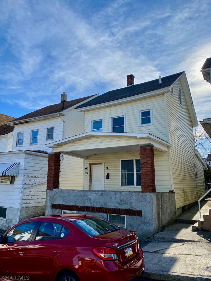 Investment Property with tons of potential. This house has a nice layout, hardwood flooring, updated kitchen bath and windows, 1st fl laundry, & off street parking. Mechanics appear to be updated and home appears to have been winterized. To be sold As-Is.