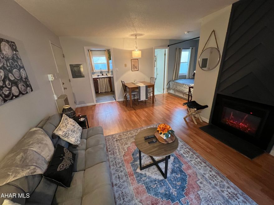 Turn Key 2nd floor studio in the Allegheny Mountains at Blue Knob All Seasons Resort. New floor in the kitchen new electric fireplace, new hot water heater, stove, refrigerator and microwave.    Walking distance to indoor pool/hot tub, outdoor pool and The Club House Bar & Grille. Blue Knob is the 2nd highest mountain and highest skiable mountain in Pennsylvania! In addition to an array of winter activities, Blue Knob also has a full-service all seasons Conference Center for weddings and events, they also offer golf, swimming and multitude of trails for hiking, running, and mountain biking. Visit https://blueknob.com/activities-events/ to see all the fun events that are happening at Blue Knob. $290.00/ Mo HOA fee includes: pools, hot tub and gym area, tennis and pickle ball courts, building, property maintenance & garbage. *Conference center, Golf and Ski resort is not included in HOA fee. *


Seller willing to do Owner financing with 25% down.