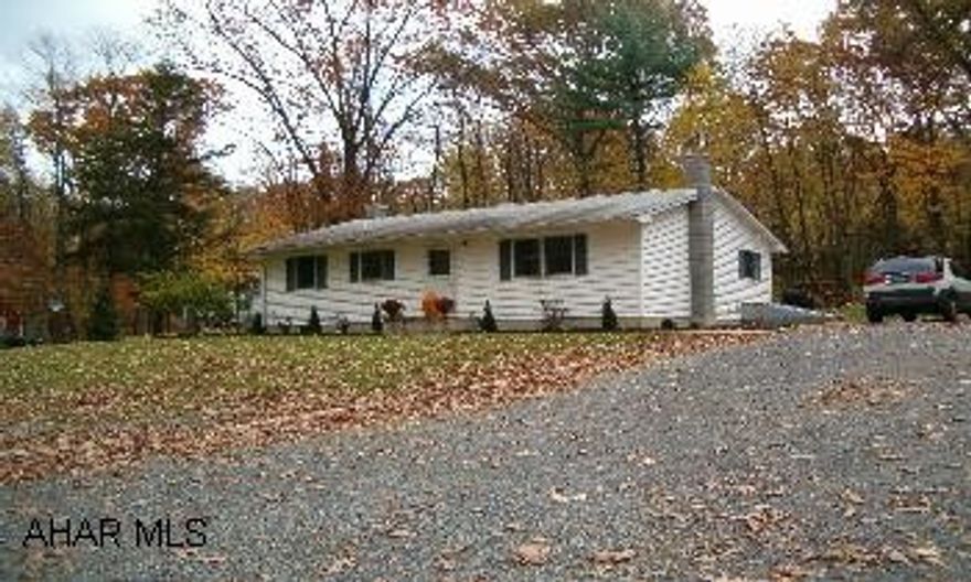 10 yr. old ranch on 1.6 acres in Tyrone area of Sinking Valley, 12x16 shed, wooded & private. 10 yr. old 2BR ranch in Sinking Valley on 1.6 acre lot in wooded area. 16x12 shed, 1st floor laundry, EIK w/oak cabinets. Freshly painted & ready to move in. Call Linda DelGrosso @ 935-1093.