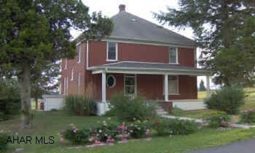 From Bedford, 220N.  Left onto 869.  At stop sign, make a right toward Osterburg.  Follow 869 into Osterburg, straight onto Oster Street.  House is on the left, sign in yard.   Lovely and spacious 2-story brick home on quiet street.  All new windows and spouting.  Hardwood floors, pocket doors, first floor laundry and more!