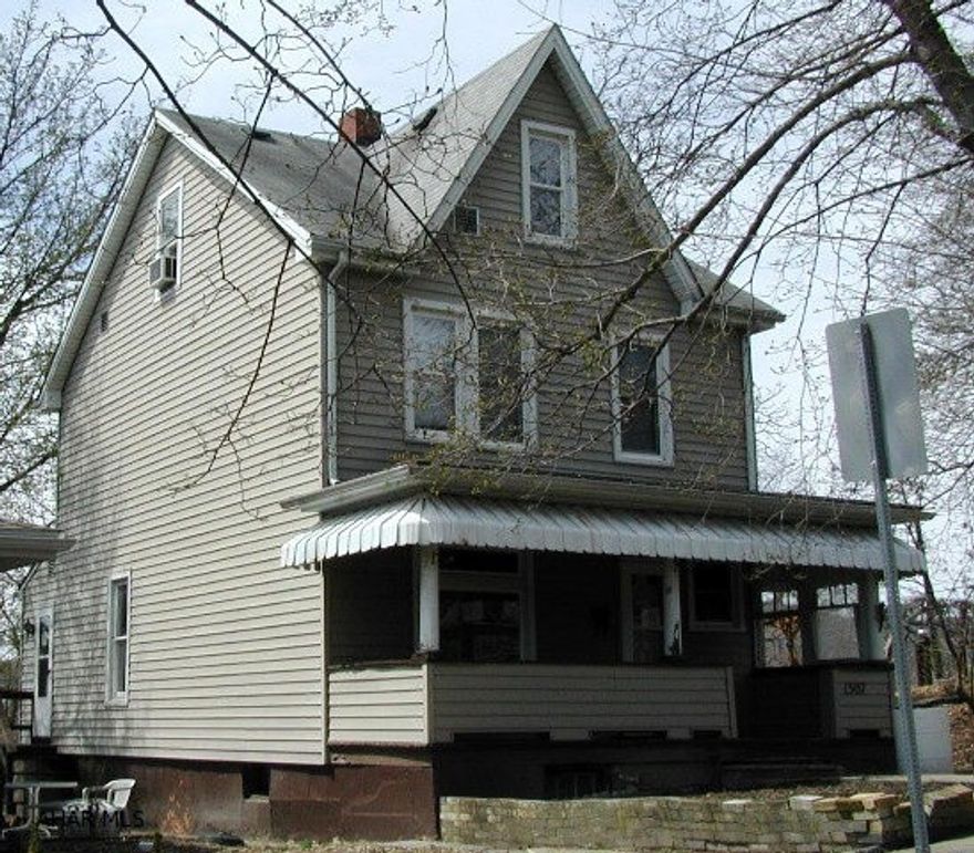 Investors, first time home buyers, or buyers looking for more space/bedrooms at an affordable price. With a little fix up, cosmetics and sweat equity this home has a lot of potential. Large Eat in Kitchen w/Pantry/storage, large first floor bedroom (could be converted into a formal dining or play room, 3/4 bathroom all on the main floor. Master Bedroom, Guest Bedroom, Office/Den and full bathroom on the second floor. Separate walk up to large finished/heated attic with extra storage area.