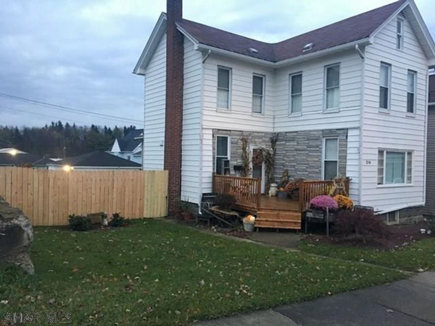 Very nicely maintained home conveniently located, close to shopping, bank, playground and walking distance of railroad tracks. Fenced level yard, 2 car garage and off street parking. Many updates completed including a remodeled bathroom, new deck, and a brand new oil furnace. Freshly painted with new flooring throughout. Looking for something move in ready, then don't let this one pass you by -- call today to set up a tour.