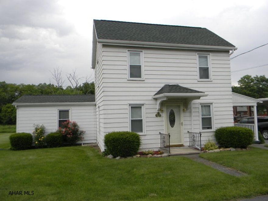 This house is immaculate, super well maintained! Recent updates include; New kitchen with oak Kraftmade cabinets, cer. tile backsplash, stainless appliances, new bath, new shingle roof, carpet, vinyl & Pergo floors, thermo pane windows, doors & paint. First floor master bed, first floor laundry, gas h.w. heat & covered porches. Double lot, convenient to everything & oversized 1-car garage.