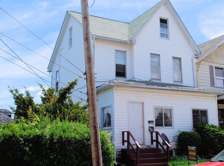 Good tenants in this duplex.  Separate gas and electric.  Owner pays water, sewer and trash removal. Vinyl siding and good roof. Large fenced yard. Garage.  Nice block of Maple Ave.