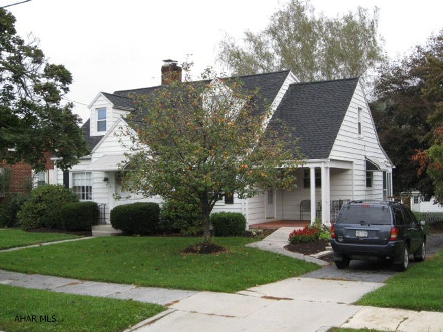 Immaculate Cape Cod with upgrades and in a convenient in-town location. Beautiful hardwood floors on first floor, large living room with fireplace, big eat-in kitchen with new granite countertops. Upstairs includes new carpeting, a large master suite with Jacuzzi and a bonus room with walk-in closet. Covered side porch, large deck overlooks back yard with white picket fence and gazebo. Integral 1-car garage and detached 3-bay garage with lots of possibilities.