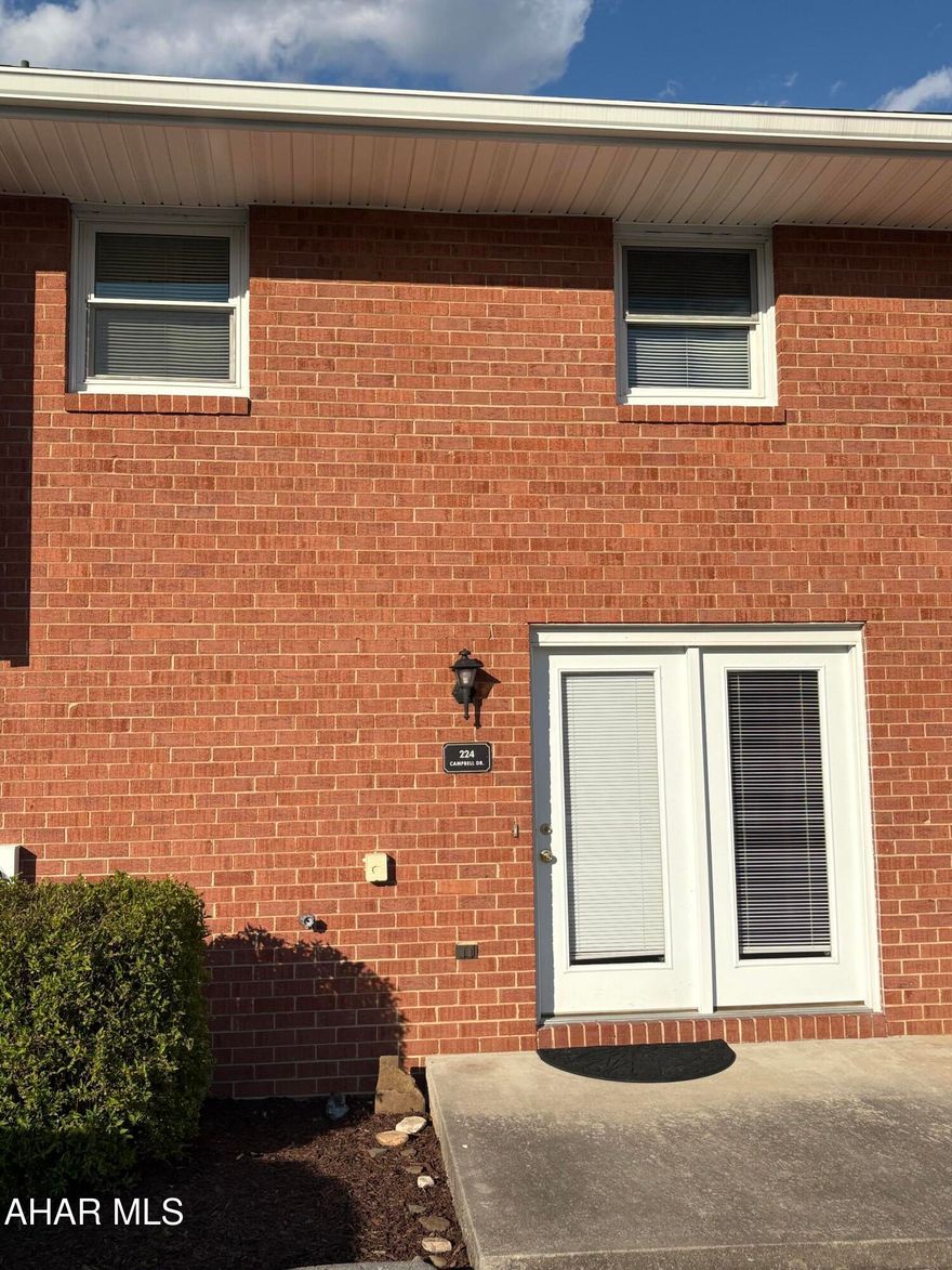 Welcome to 224 Campbell Drive!! This well maintained 2 bedroom 1 bath town home is move in ready. Whether you are looking for starter home, smaller home or to add to your rental portfolio, this is a great opportunity. Conveniently located in the Maple Hollow Townhouses you'll enjoy a maintenance free exterior, lawn maintenance, snow and trash removal as just some of the perks of the homeowners association! The community pool and playground are great to enjoy as well. Inside the town home is a great layout and opportunity to make this home your own. Spacious size bedrooms, living room and family room are just a few of the benefits. Conveniently located with easy access to I-99, Rt 22, and Rt 764.