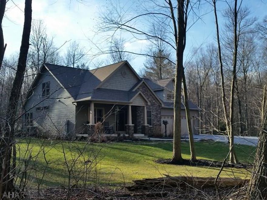 26.37 Wood Acres with this beautiful vinyl and stone front 3-bedroom, 3.5 bath home with vaulted ceilings, open floor plan, hardwood floors, open staircase, first floor master bedroom, and bath with walk-in closet, heated jetted tub plus shower. First floor laundry and den with french doors. Mud room and baths have ceramic tile floors. Master bedroom and office have bamboo flooring. 2 Bedrooms on second floor and bath with double vanity. 4-Zones heat pump and oil forced air. Home built by Crossman.  2017 Estimated Tax after Reassessment $5221; Clean and Green 2017 Estimated tax after Reassessment $3890 - not enrolled in Clean and Green.   #J-372