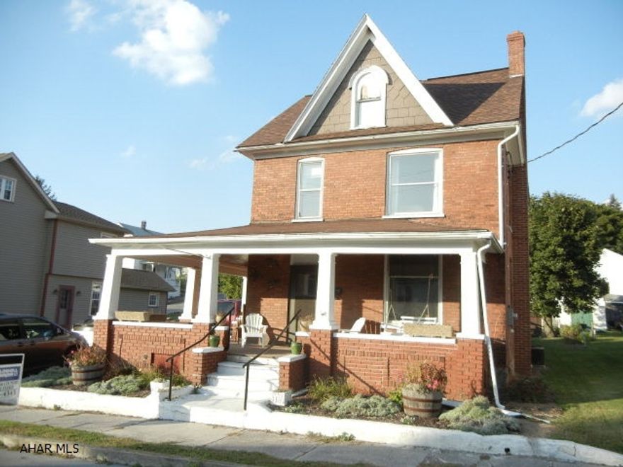 This lovely brick home includes 3 bedrooms plus a bonus room (perfect for office or nursery), updated kitchen and 1.75 bathrooms. Outdoors enjoy a front wrap around porch and rear covered porch. The back yard also includes a fenced in area, 2 car garage, carport, driveway, shed and plenty of yard to play. In the living room is a propane, fireplace plus hardwood floors, and original woodwork through out. Newer electric, plumbing, furnace, central air and roof. Brand New Windows to keep your heating and cooling bills down!!!