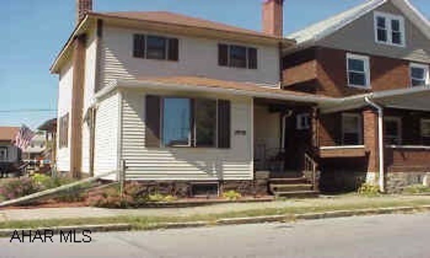 New roof this year!! Cute partially remodeled two story.  Off street parking, 1 car detached garage.