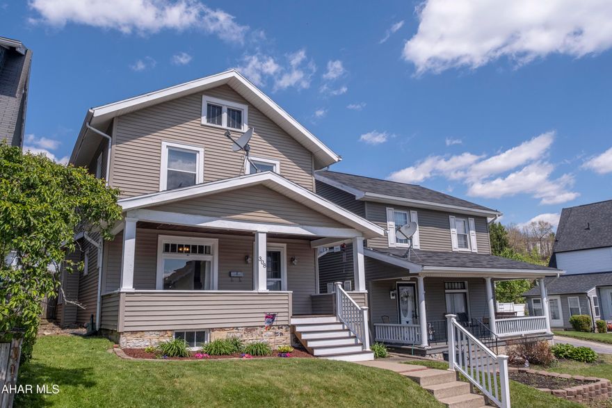 Check out this bright & welcoming 3-bedroom, 1.5 bath charmer, conveniently located close to Penn State Altoona campus and Fairview park with playground, baseball field, basketball courts, and walking path. Enjoy the large front porch perfect for relaxing or welcoming family and friends. Step inside and you'll be welcomed with beautiful hardwood floors throughout with the living room, dining room, and kitchen flowing nicely together. The natural light and bright paint colors make the space feel very modern, inviting and clean. The kitchen has updated appliances and access door to a nice back patio and fenced in yard, perfect for your pets, children, or entertaining guests! Upstairs you will find the same hardwood flooring throughout, with 3 bedrooms and a full updated bathroom. The finished basement with 1/2 bath is perfect for an additional family room, movie room, playroom, home office, home gym, or game room! All the appliances are included, it's ready for you to move in and call it home! 

Don't wait, schedule your showing today so you can move in and enjoy the central air this summer!

Welcome to this bright and inviting 3-bedroom, 1.5-bath charmer, ideally located just minutes from Penn State Altoona and Fairview Park featuring a playground, baseball field, basketball courts, and walking path.

Relax and unwind on the spacious front porch -- the perfect spot to enjoy your morning coffee or welcome family and friends. Step inside to beautiful hardwood floors flowing throughout with the living room, dining room, and kitchen flowing nicely together nicely. Filled with natural light and enhanced by fresh, modern paint colors, the home feels bright, clean, and move-in ready.

The updated kitchen features newer appliances and easy access to the back patio and fenced-in yard -- perfect for pets, children, summer gatherings, or simply enjoying the outdoor space. Upstairs, you'll find 3 comfortable bedrooms with hardwood flooring and a beautifully updated full bathroom.

The finished basement with an additional half bath offers endless possibilities, whether you're looking for a cozy family room, movie room, playroom, home office, gym, or game room. Best of all, all appliances are included, making this home truly move-in ready!

Don't miss your opportunity to make this welcoming home yours -- schedule your showing today and settle in just in time to enjoy the central air all summer long!