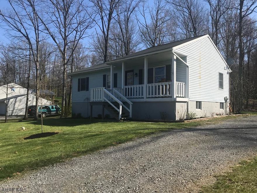 Updated ranch style home in a private setting.  Home sits on a quiet street with beautiful views  A must see