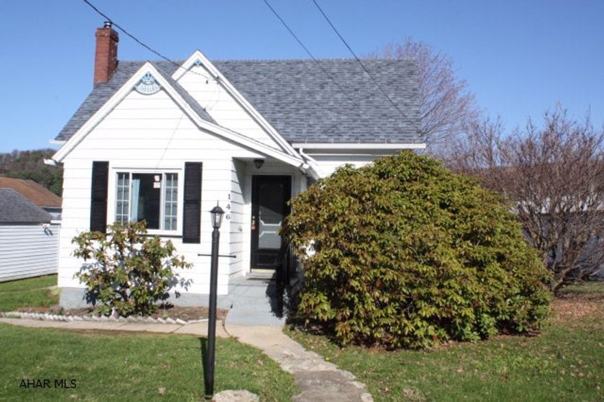 This is a cute starter home or a down size.  A lot of updates and remodeling have been doneIf you  would like a first floor bedroom, there is a room off the kitchen that could make a 3rd bedroom.This will make a Buyer a Cozy home.  Taxes are with Homestead discount