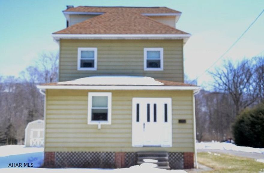 Cute home with a huge flat yard.  This home is on a quiet dead end street and not too close to the neighbors that you still have privacy. New roof and windows in 2005. Wood burning stove in basement. Hot water booster that gives you hot water immediately. Cherry cabinets in kitchen, beautiful oak woodwork through out this home. Many great features to list. Come take a look.