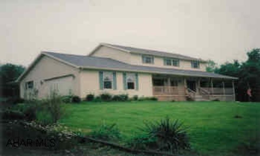 Lovely traditional two-story, private setting, backs to woods. Excellent condition. 25 year roof, includes all appliances, central air, central vac. Stream, spring. Additional acreage available.