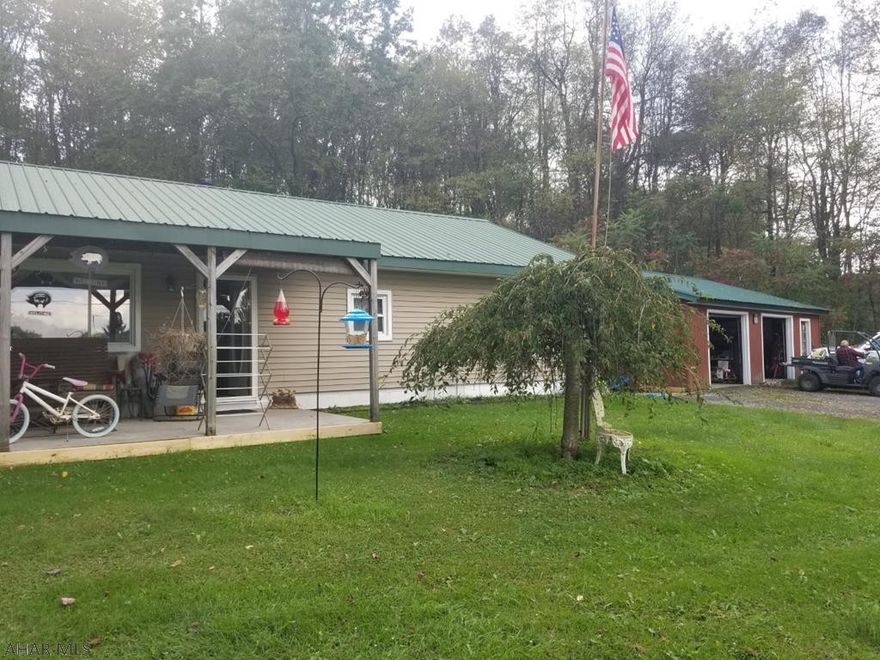 Very secluded setting on a little over an acre of land. Pellet stove to minimize heating costs. solid house with many updates, dont let this one pass you by. Wont last long!