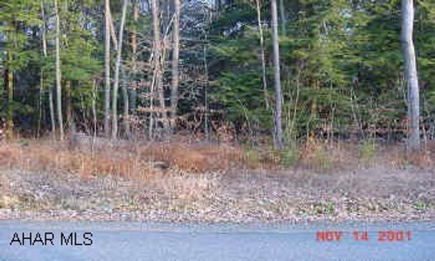 1/2 Acre  Home Site  located in Glendale Yearound across from Kibler Lake Very nice lot with view of Kibler Lake