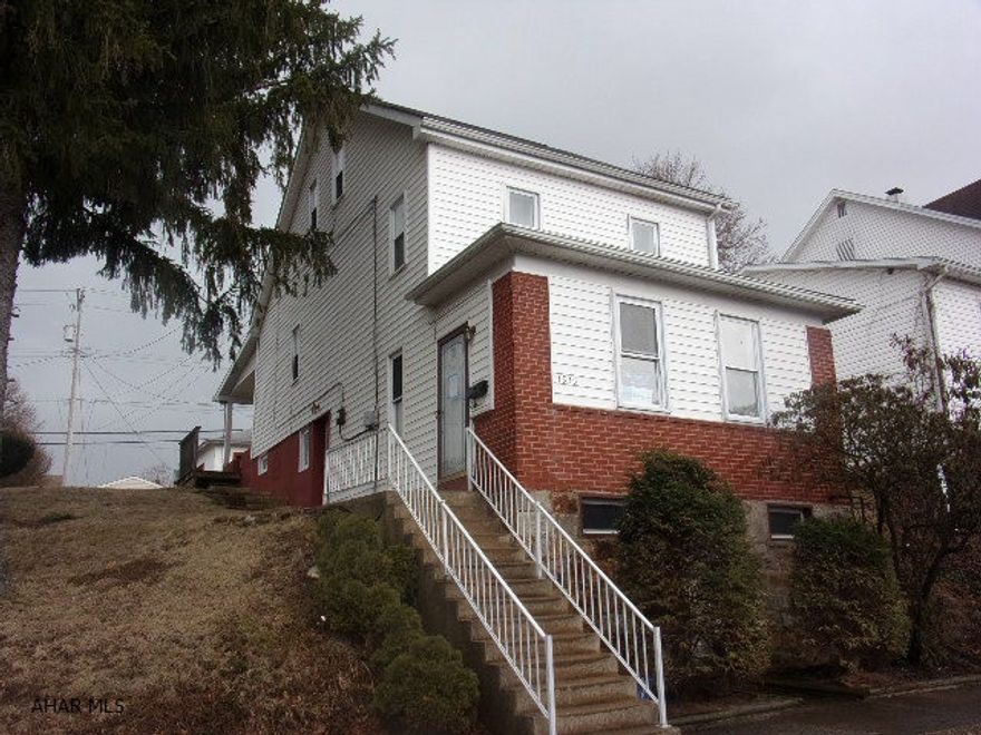 Modern kit and bath with first floor laundry.  Interesting floor plan.  2nd floor is ground level to back of house.  Back bedroom opens to ground level porch and back yard.  Finished heated 3rd floor is large 4th bedroom. Oversized garage on alley with workshop.  Seller makes no representations or warranties whatsoever as to the condition of the property or the presence of defects therein, (latent or otherwise). Seller makes no warranties or any kind, (expressed or implied), as to condition of the property or the presence of any hazards or hazardous substances on the property. As is where is sale.  Buyer will pay a $299 Technology Fee to Hubzu.com at closing. Seller will not pay transfer taxes. Cash or conventional offers only. Seller will not activate water service to the property. Potent