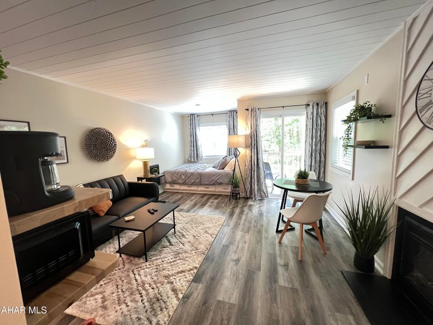 Want to experience all the fun and excitement of Blue Knob all-seasons resort from the comfort of your own fully renovated studio condo? Look no further!  Whether you're hitting the ski slopes in the winter or enjoying some summer sun by the pool, this is the perfect place to relax and unwind. So why wait? Book your showing now and start living your best resort life today!

Walking distance to indoor pool/hot tub, outdoor pool and The Club House Bar & Grille. Blue Knob is the 2nd highest mountain and highest skiable mountain in Pennsylvania! In addition to an array of winter activities, Blue Knob also has a full-service all seasons Conference Center for weddings and events, they also offer golf, swimming and multitude of trails for hiking, running, and mountain biking. Visit https://blueknob.com/activities-events/ to see all the fun events that are happening at Blue Knob. $290.00/ Mo HOA fee includes: pools, hot tub and gym area, tennis and pickle ball courts, building, property maintenance & garbage. *Additional fees apply for conference center, Golf and Skiing

 All taxes, square footage to be verified by buyer.