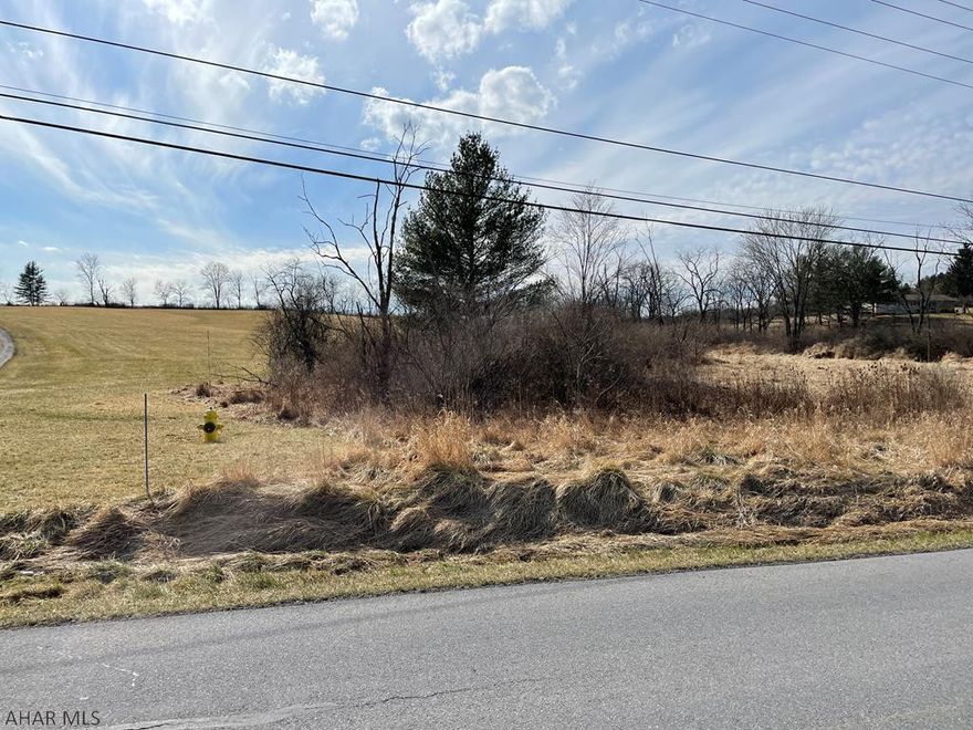 nice level lot with awesome views of the country.  Close to PA Turnpike and I-99. 5 miles to downtown Bedford. Great location for your new home. Public water and sewer available. Buyer is responsible for tap fees with Bedford township.