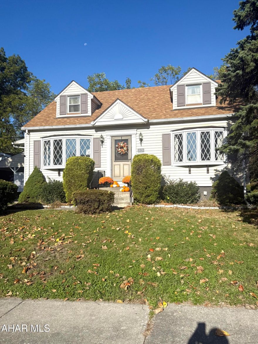 Charming and updated, this 3-4 bedroom Cape Cod-style home in Altoona, PA offers the perfect blend of comfort and convenience. Featuring two bedrooms on the first floor, a beautifully renovated  bathroom, central air conditioning, and a modern kitchen with stainless steel appliances, this home is as functional as it is cozy. Situated on a large corner lot with a detached carport, storage shed, and a private outdoor entertaining area, it's ideal for gatherings or peaceful evenings at home. The flexible layout allows for a potential fourth bedroom, home office, or bonus space upstairs. Centrally located near shops, schools, and amenities, this adorable home is truly move-in ready and full of character. Don't miss the chance to own this warm, homey space—schedule your showing today!

Taxes and square footage must be verified by the buyer