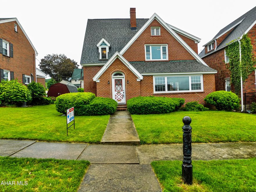 BRAND NEW ELECTRIC SERVICE!!
This solid brick home sits on one of the prettiest blocks in the city. Needs brought back to life but rate of return is amazing! Solid oak doors, glass knobs, very spacious - partial finished basement and parking for 3 cars, newer roof and boiler and some new windows! Tons of natural light & hardwood floors throughout. 2 wood burning fireplaces complete the character and appeal this home offers! Don't miss the extra space in attic!