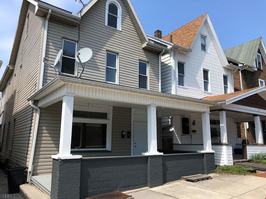 Investment opportunity!  Great two story duplex with 1st and 2nd floor apartments each with its own laundry hook up! 1st floor, 2 bedrooms - 2nd floor, 3 bedrooms.  Off street parking!