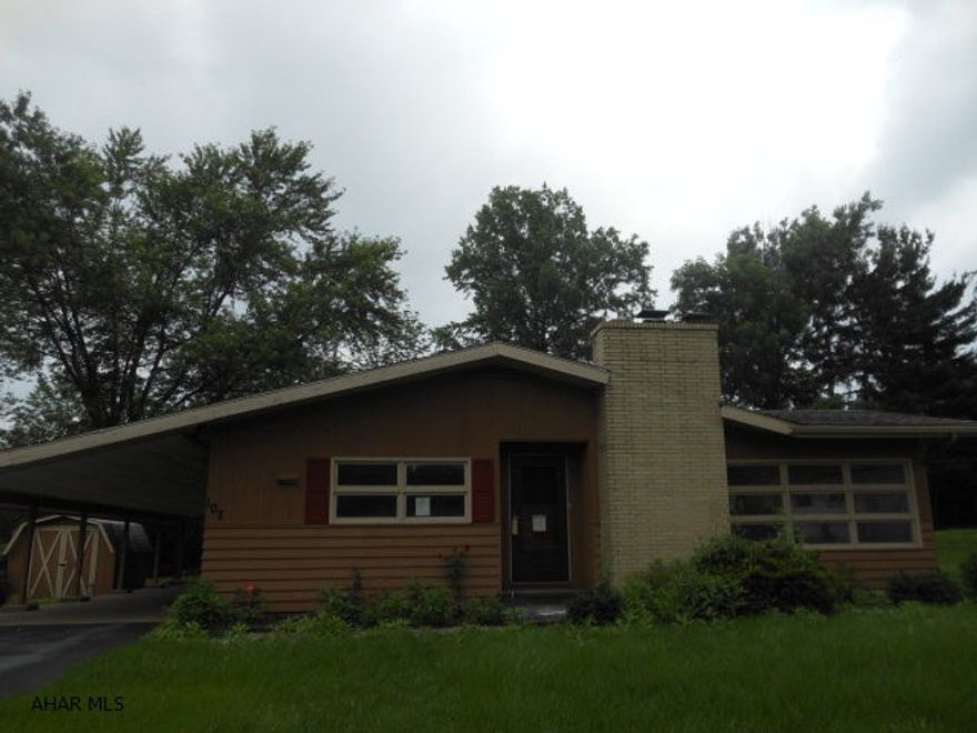 This is a cute ranch home in Hollidaysburg. This home features a kitchen, living room, three bedrooms and a full bath. Park out of the weather with the attached carport. Customize this home to fit you.Property is being sold in AS IS condition.  See attachment for PAS requirements and WFHM offer submittal information in MLS document section.