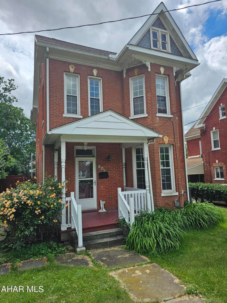 Location!!! This house is ready for its new family. Classy brick with  forced central air and heat pump. 4 bedrooms 2 baths. Large house with lots of storage. Private fenced in patio and yard. Property borders the Martinsburg Park and community center. Updated kitchen and baths. Don't miss it.