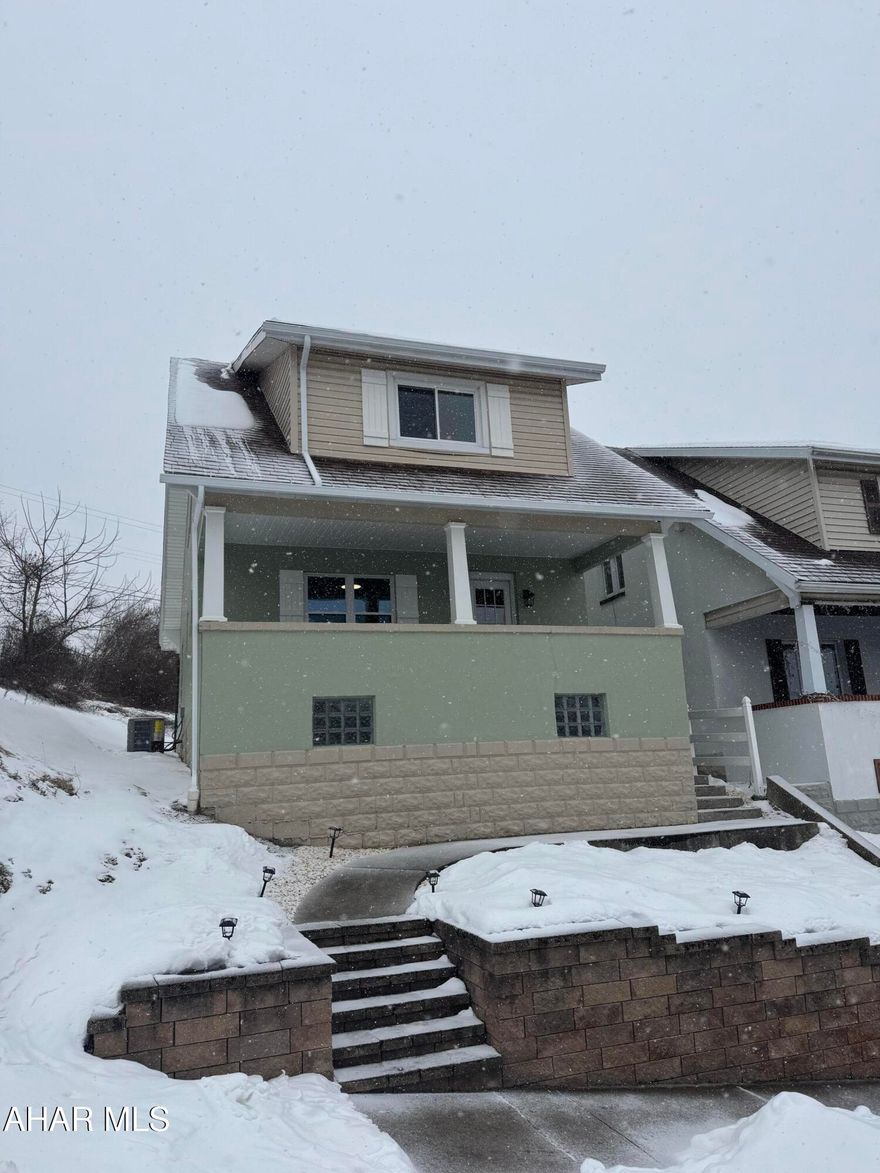 Cozy three bedroom 1 bath completely updated  home in the Juniata section of Altoona. Move right into this updated home including brand new furnace, central air, electrical, plumbing, roof, flooring and so much more!