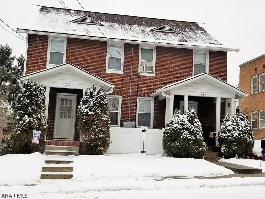 Start investing today! Updated and well maintained brick duplex in the heart of downtown Bedford. One unit occupied and one vacant. Each unit 3 bedrooms and 1 full bath with living room, dining room and kitchen.  Spacious units for all your entertaining needs! Off street parking for both units.