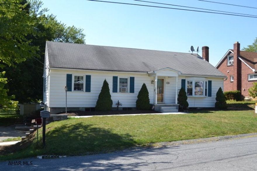 Outstanding location on this rancher just 1 block from Bedford Elementary.  3 bed rancher with beautiful hardwoods throughout.  Spacious living room with bay window, dining room with walkout to rear deck.  Updated bathroom and kitchen, complete with oak cabinets, all appliances included.  Full walkout basement with integral garage, with washer and dryer included as well.  Absolutely ready to move in today!