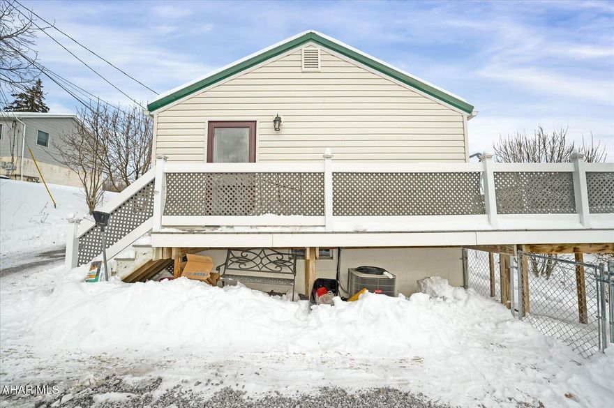 This recently remodeled 1-bedroom, 1-bathroom home offers a welcoming blend of modern updates and charm. The interior features a fresh finish throughout, central air conditioning, and the convenience of a main-floor laundry room. The layout is efficient and comfortable, providing an ideal living space for one or two occupants, or anyone seeking a low maintenance home.

Outdoor amenities include a spacious wraparound porch that enhances the home's curb appeal and provides an inviting area for relaxation. The fenced yard adds privacy and versatility, making it suited for pets, gardening, or outdoor enjoyment, while the off-street parking space adds convenience.

With its well-planned upgrades and move in ready condition, this property presents an excellent opportunity for those seeking a well-maintained home in a desirable setting,

Good things come in small packages. A really nice property!!! Don't miss out on this one!