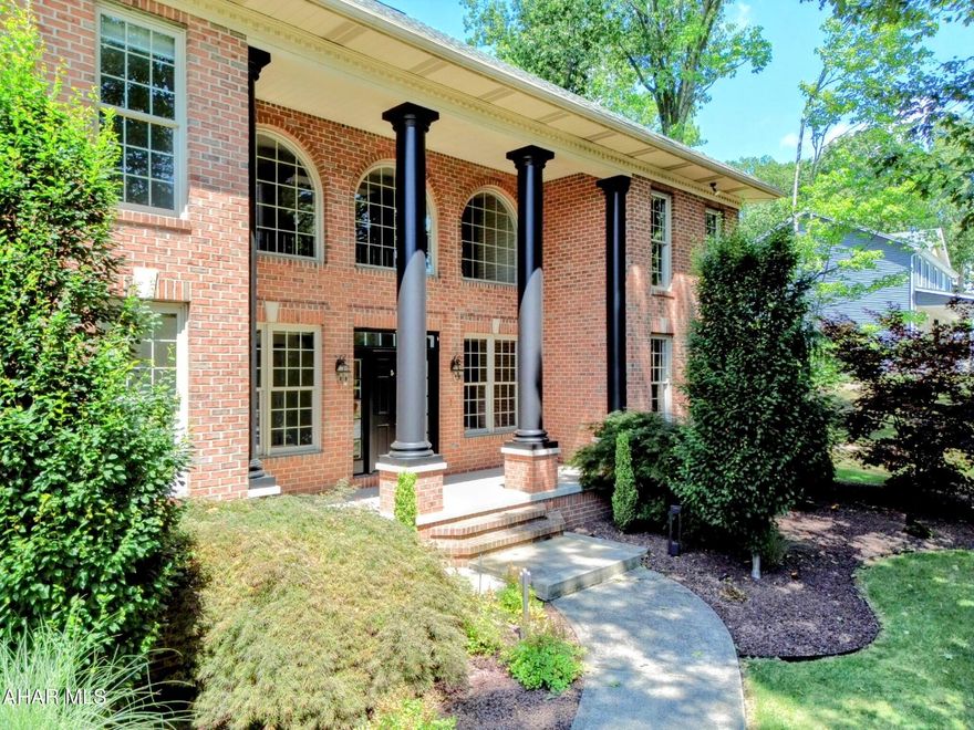 This magnificent residence is a rare expression of architectural excellence.   From the moment you arrive the home commands attention with its striking presence, refined details, and undeniable sense of distinction.  With a new black iron fence surrounding the property, exterior lighting and ornamental trees and shrubs welcoming you as you enter the property.  You are greeted with the grand front entrance, large windows and the stately columns.  The home boasts an elegant curved staircase with large arched windows over looking the front lawn.   It also has a great room with gas fireplace and built in bookshelves. The great room is then open to the kitchen. The kitchen has an island, and spacious area for a table and seating creating an eat-in kitchen. Ample space for all your entertaining needs. Did we mention there is an additional formal dining room, living room, and overflow space in the basement for a movie room, gym, or hangout area? This property has been recently remodeled and freshly painted inside and out. New tile shower in primary bedroom,  updated lighting, new faucets, lever handles all with brushed nickel finish.  Custom designed backyard with wood fire pit and an additional stone fireplace under the covered patio.  The patio has adjustable recessed lighting, ceiling fan,  outdoor tv and built-in seating area. Let's not forget about the custom designed outdoor kitchen and grilling area, with granite counter tops and additional bar seating.  This is a must see home!