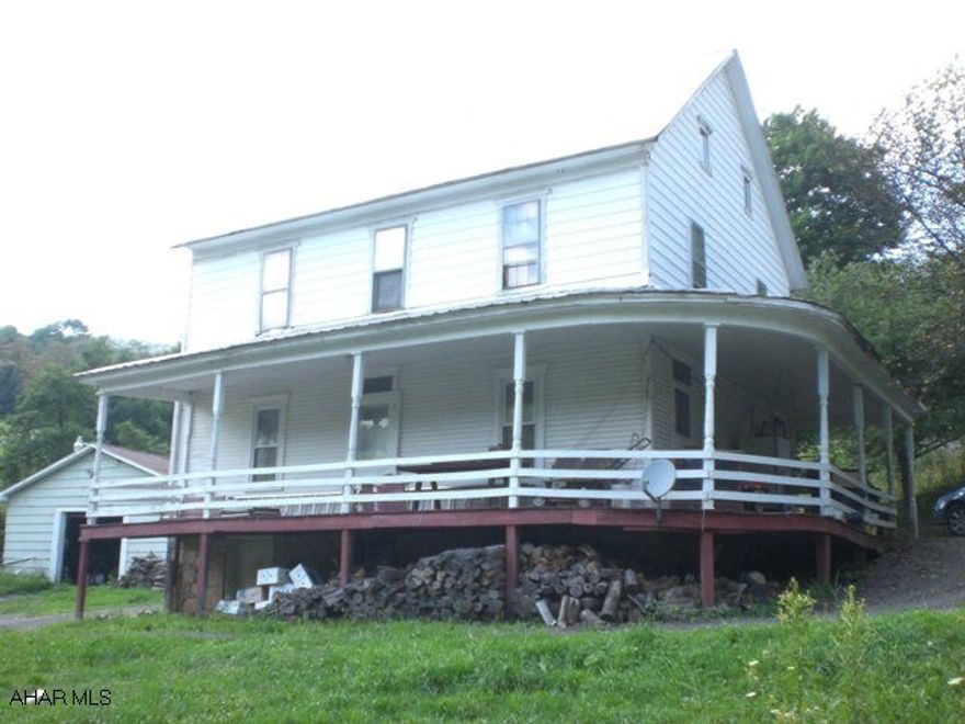 117 acre farm property with outstanding views.  This property has a 2 story home with 5 bedrooms, a kitchen, living room, bath and first floor laundry.  Land is half open and half wooded.  Land is located on both sides of the road and it has lots of public frontage.  Beautiful views, woods, tillable acreage and outbuildings.  Oil and gas lease with property that will transfer to new owner.  A great buy!