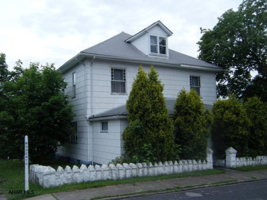 Repo. No warrantees. Copper removed. Home has been vacant for some time. Formerly a funeral home.