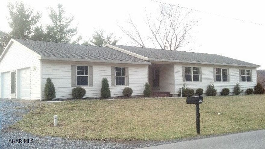 Looking for all one floor and lots of space?  Here you go!  Oversized, in new condition, lovely ranch.  Master bedroom suite, finished breezeway could easily make a family room or office space, huge several-bay garage.  You could store a TON of stuff in that garage!  Easy care, flat lot.  Must see!