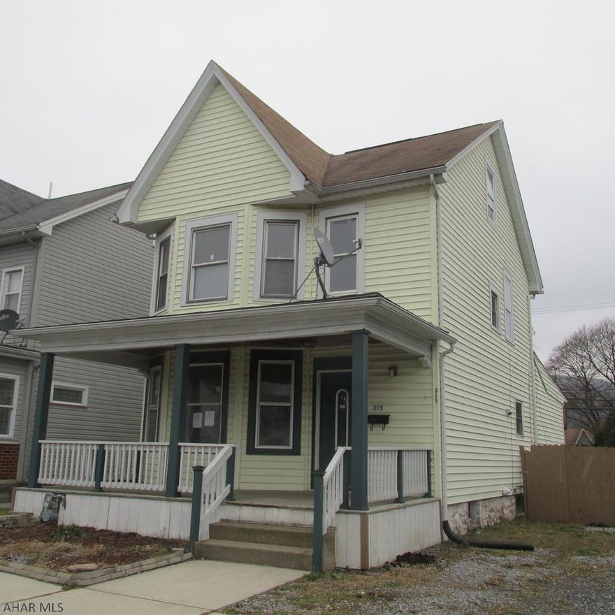 In need of TLC! 3 bedroom 1.5 bath home with lots of potential! Vinyl sided, porch, rear deck and an in ground pool on 0.14 acre lot in East End area, off street parking and privacy fence. Large family room and potentially a 4th bedroom in the attic. Come take a look!