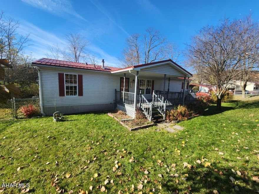 Beautiful 28x56 Pine Grove mobile home, built-in cabinets, new propane furnace and newer metal roof. Fenced in lot with a carport. $360/mo. lot rent includes trash removal.