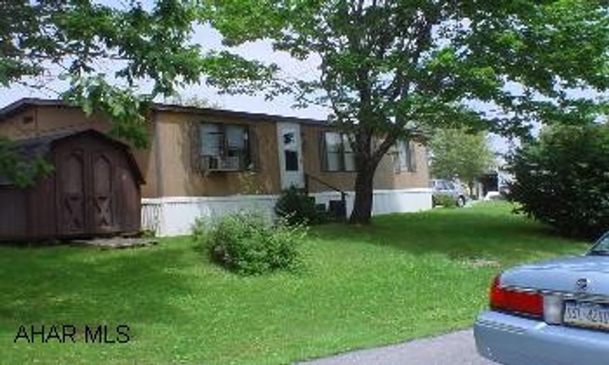 15 year old doublewide with 3 bedrooms and 2 baths.  $240 month lot rent includes water, sewage, and trash.  Subject to approval by village management.